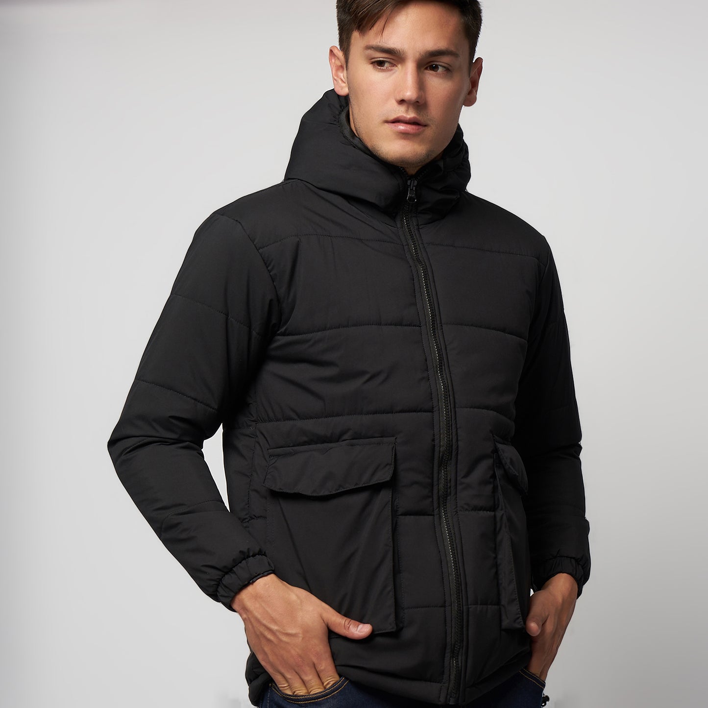 DELIRIUM AWM N07 Puffer Down Jacket- Black