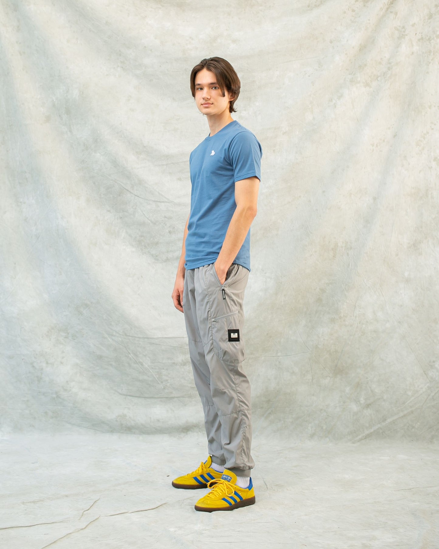 DELIRIUM T-shirt Monogram Logo - Steel Blue