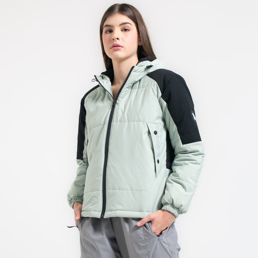 DELIRIUM Down Puffer Crinkle Danville Tape Jacket