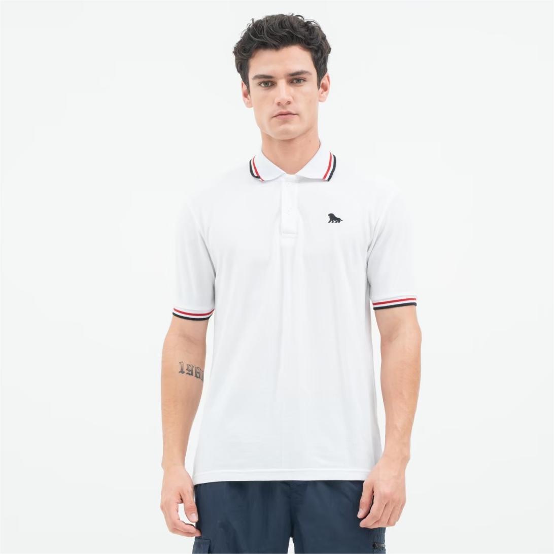 DELIRIUM Polo Shirt Pria Classic Plan - White