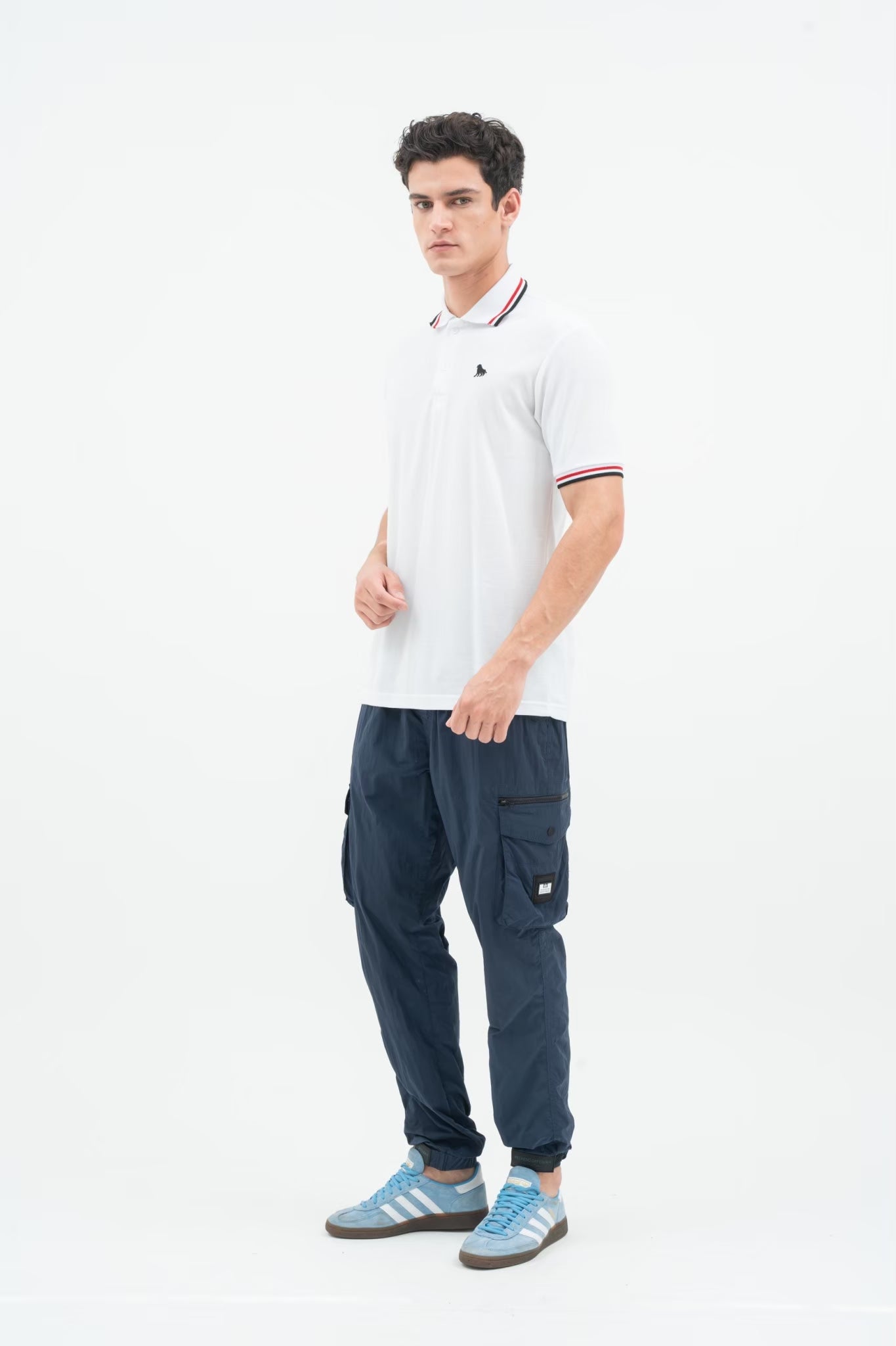 DELIRIUM Polo Shirt Pria Classic Plan - White