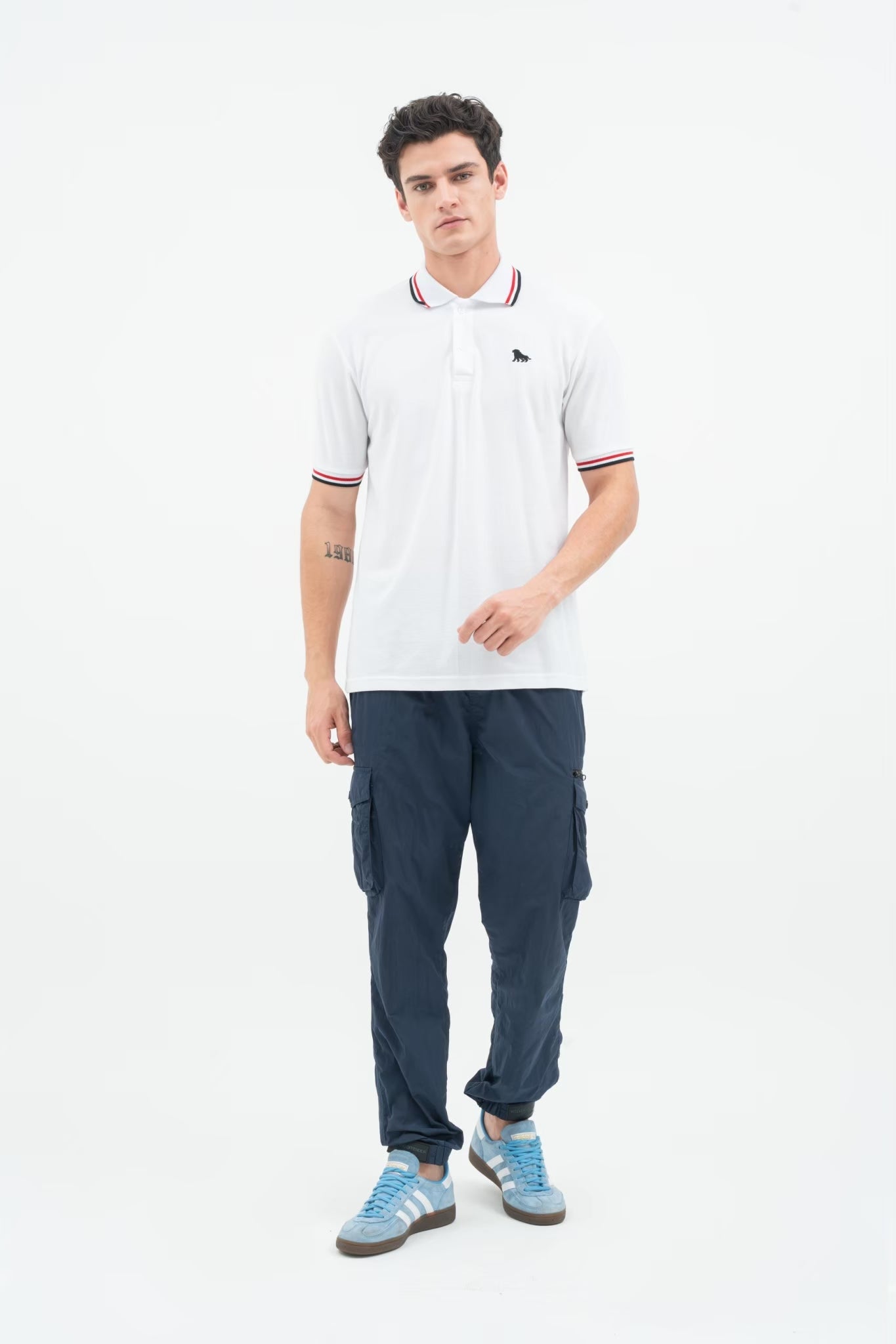 DELIRIUM Polo Shirt Pria Classic Plan - White