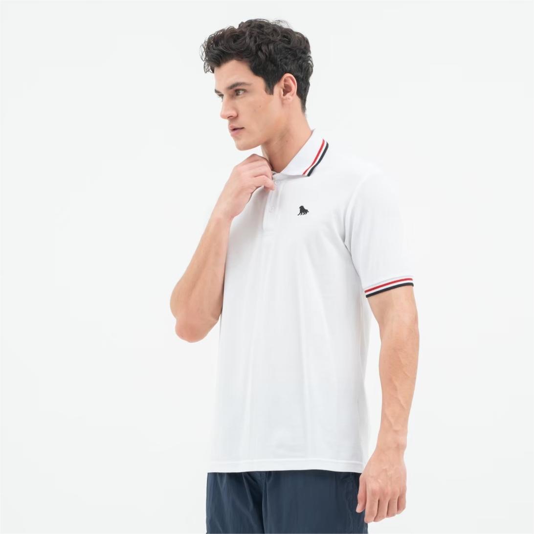 DELIRIUM Polo Shirt Pria Classic Plan - White