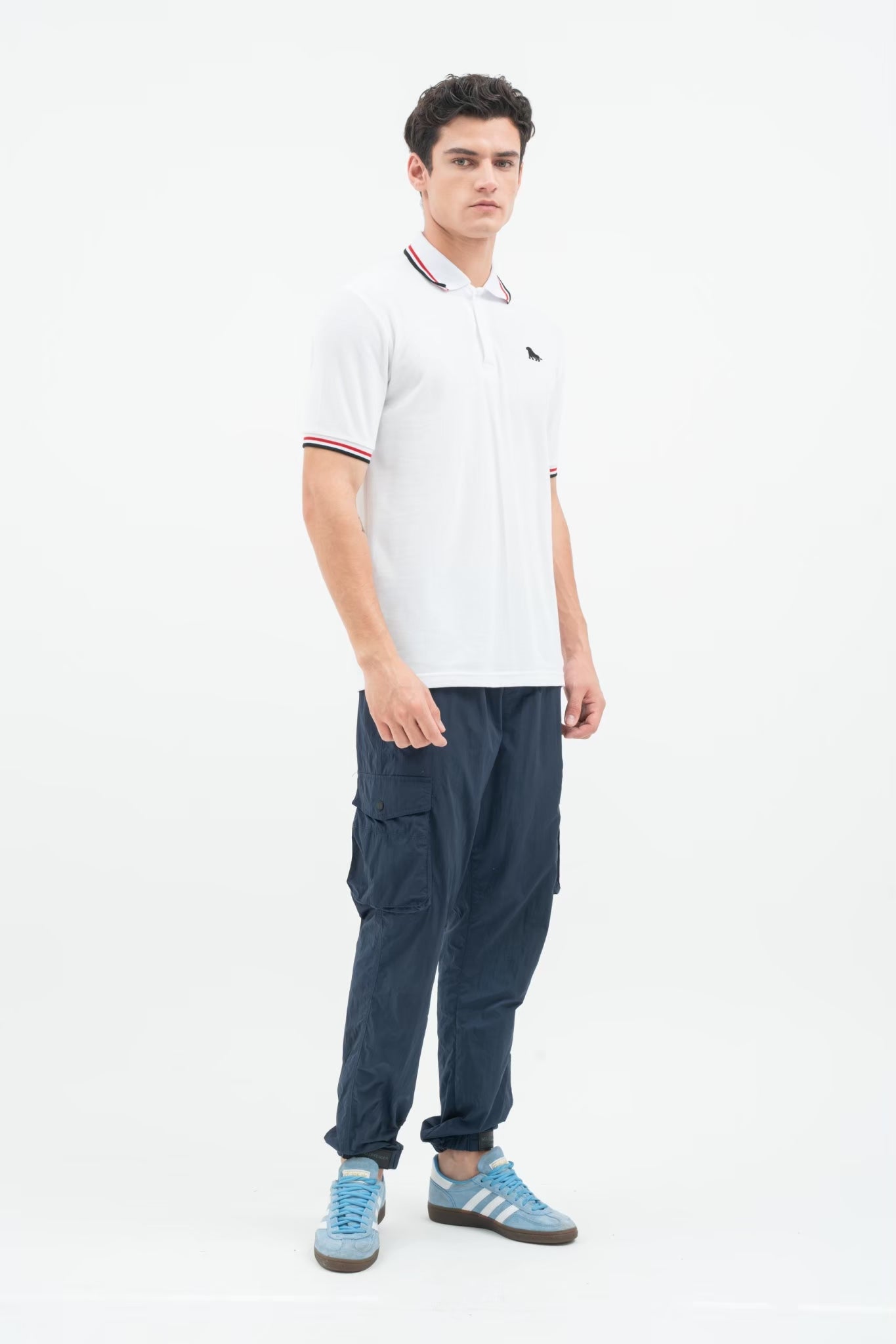 DELIRIUM Polo Shirt Pria Classic Plan - White