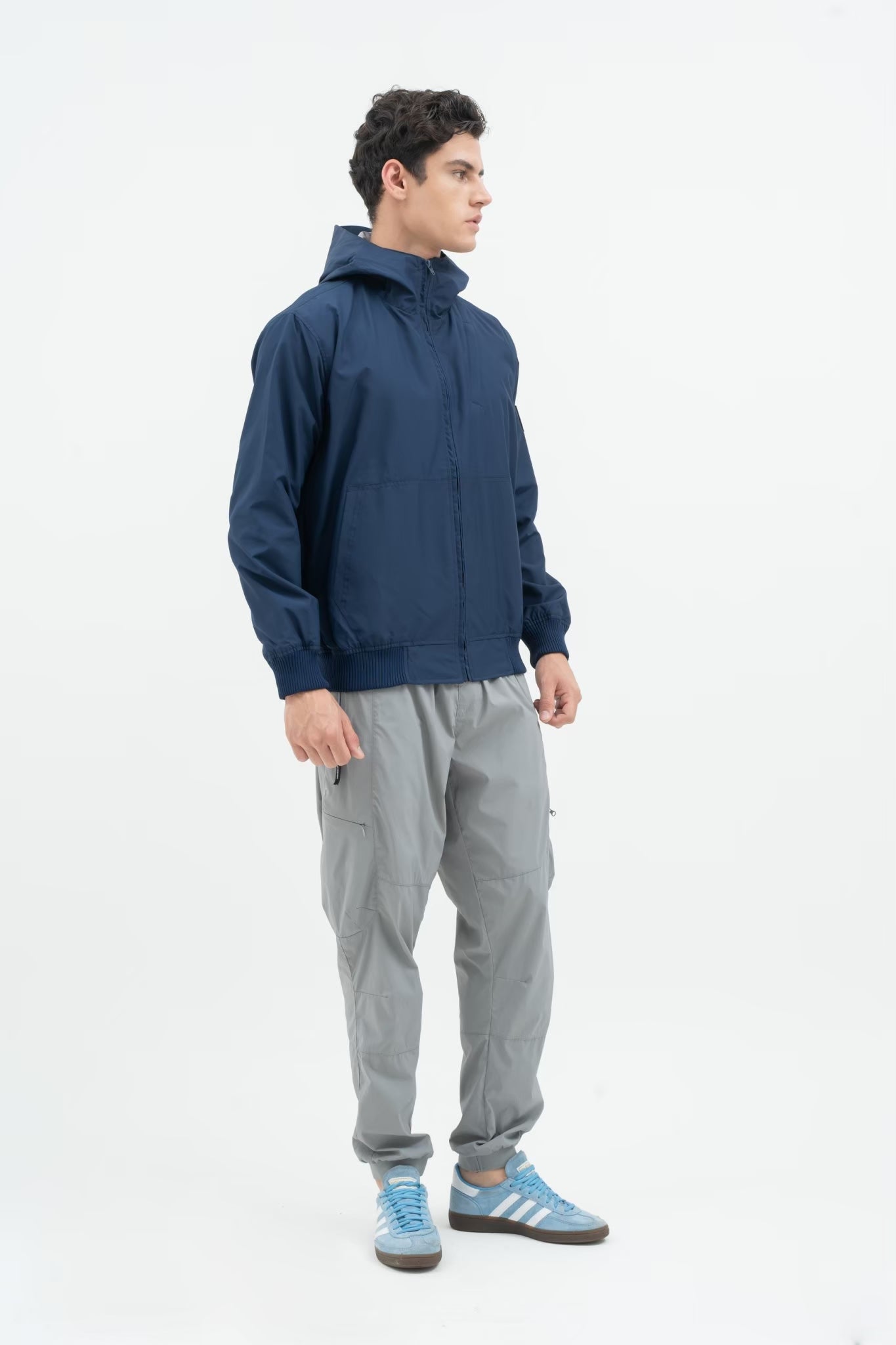 DELIRIUM Lightweight Waterproof Jacket - Navy